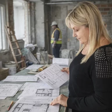 About brinteriores beatriz ravera en obra con planos