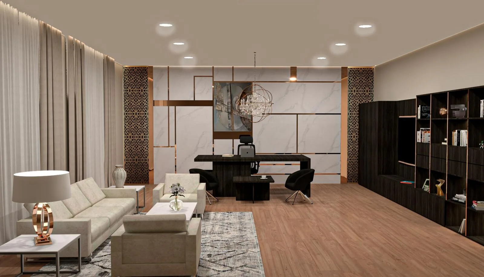 Embajada de los Emiratos Árabes Unidos - Despacho y sala de recepción · Núñez / Belgrano